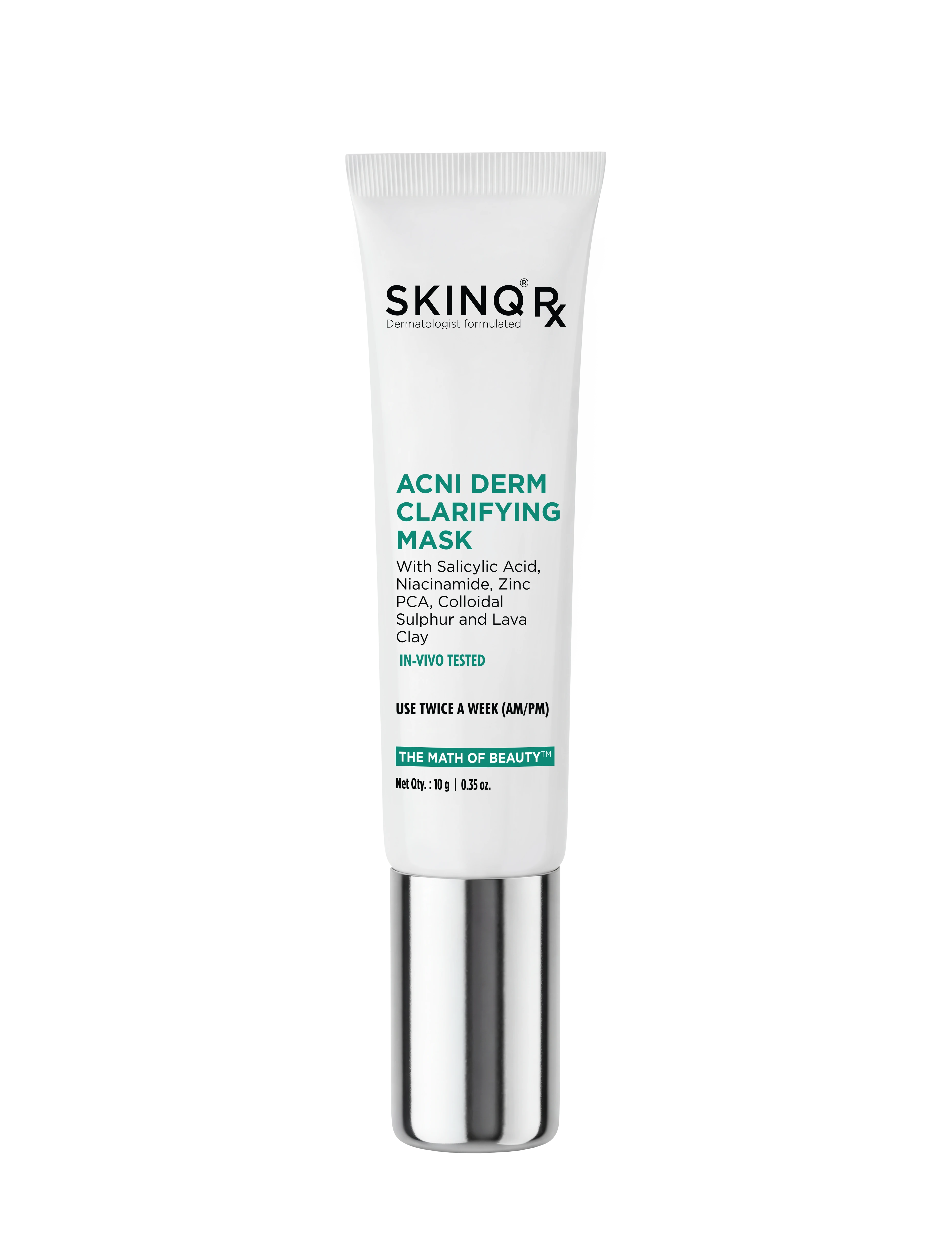 SKINQRx Acni Derm Clarifying Mask